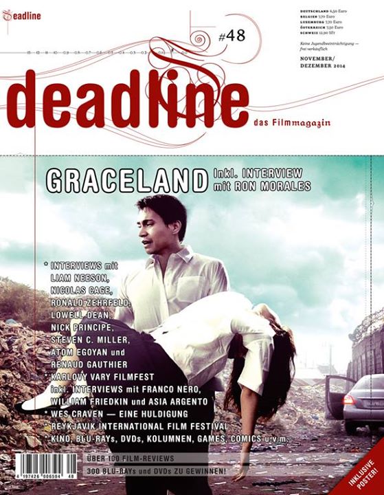 DEADLINE magazine side cover Issue 48 November/December 2014