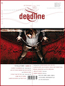 DEADLINE magazine side cover Issue 18 November/December 2009