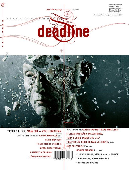 DEADLINE magazine side cover Issue 24 November/December 2010