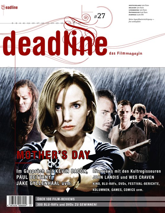 DEADLINE magazine side cover Issue 27 May/June 2011