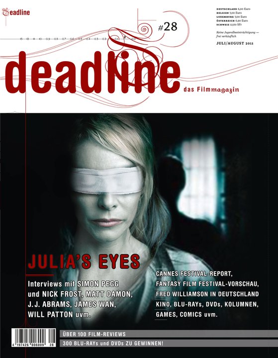 DEADLINE magazine side cover Issue 28 July/August 2011