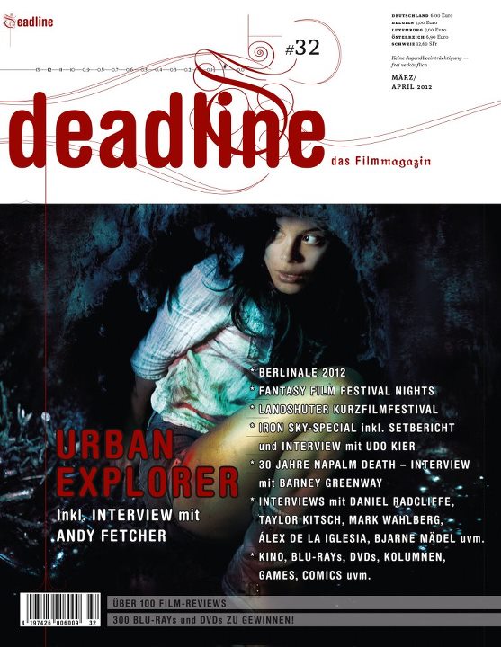 DEADLINE magazine side cover Issue 32 March/April 2012