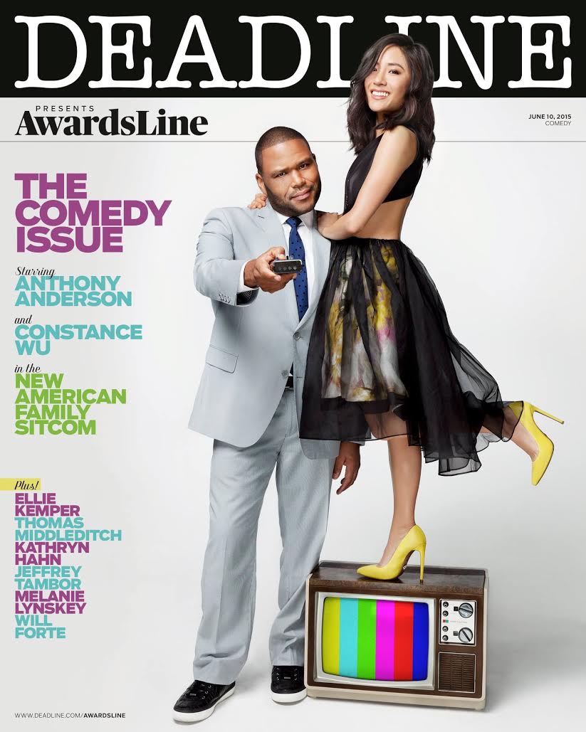 DEADLINE HOLLYWOOD magazine side cover 10 June 2015