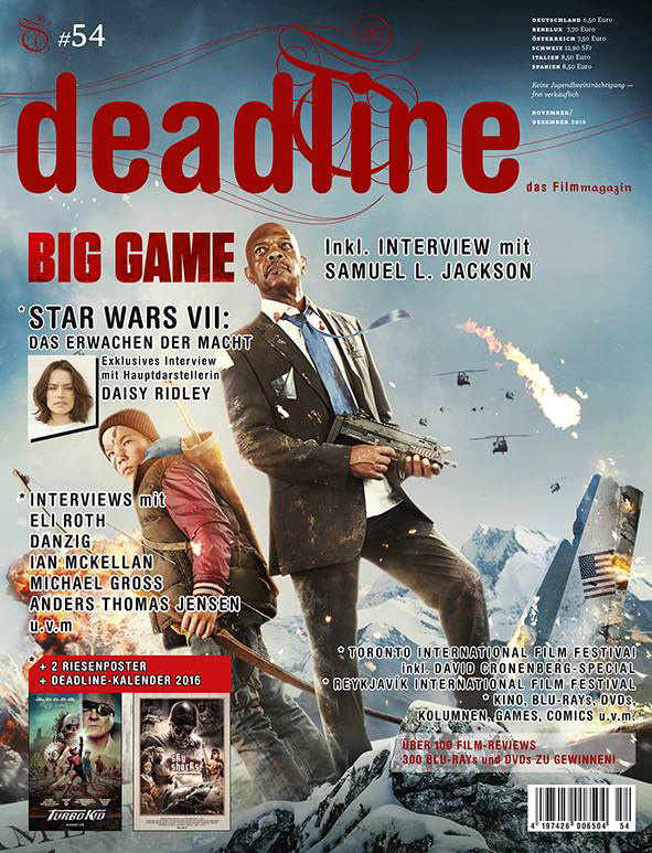 DEADLINE magazine side cover Issue 54 November/December 2015