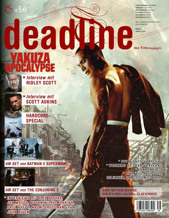 DEADLINE magazine side cover Issue 56 March/April 2016