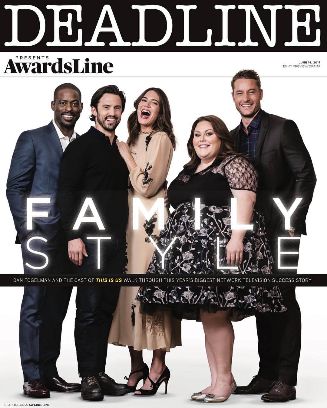 DEADLINE HOLLYWOOD magazine side cover 14 June 2017