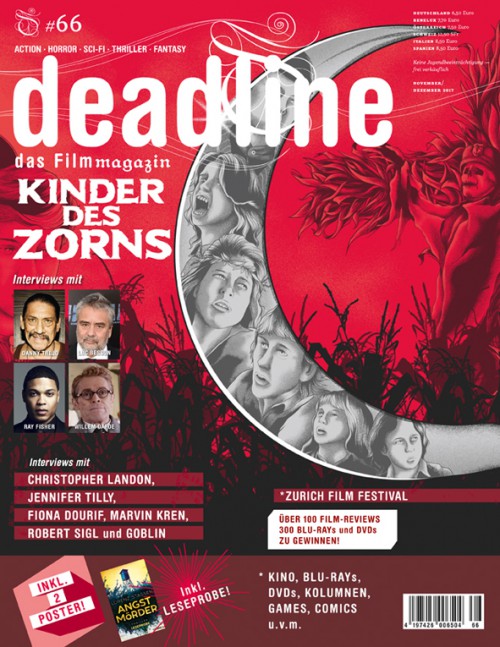 DEADLINE magazine side cover Issue 66  November/December 2017