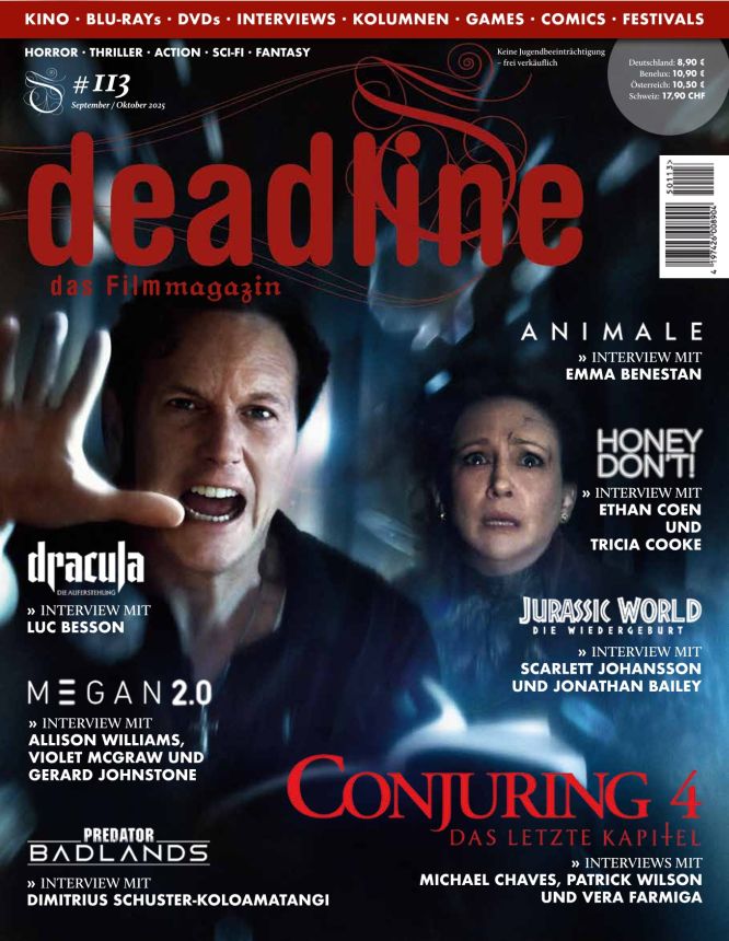 DEADLINE magazine side cover Issue 113  September/October 2025