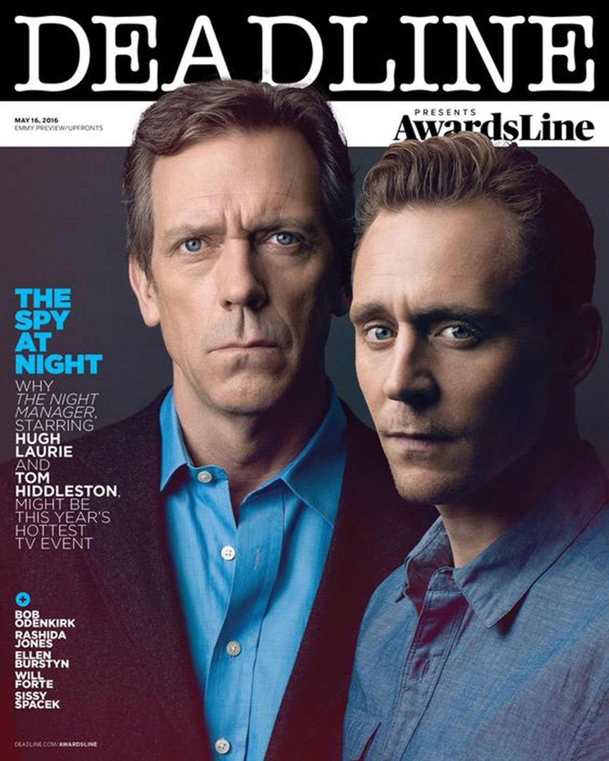 DEADLINE HOLLYWOOD magazine side cover 16 May 2016