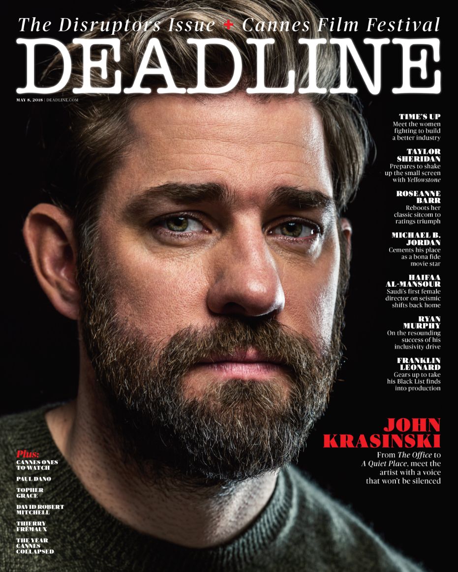 DEADLINE HOLLYWOOD magazine side cover 8 May 2018