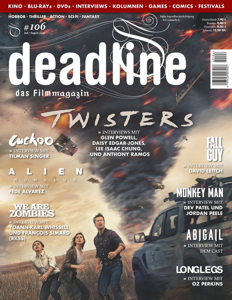 DEADLINE magazine side cover Issue 106  July/August 2024