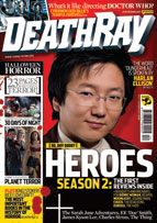 DEATH RAY magazine side cover Issue 7 December 2007