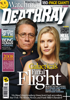 DEATH RAY magazine side cover Issue 17 February/March 2009