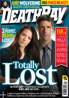 DEATH RAY magazine side cover Issue 18 April/May 2009