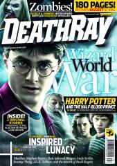 DEATH RAY magazine side cover Issue 20 August/September 2009