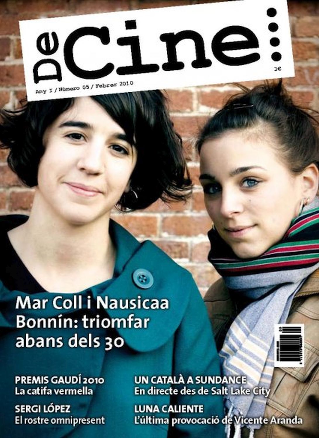 DECINE magazine side cover Issue 5 February 2010
