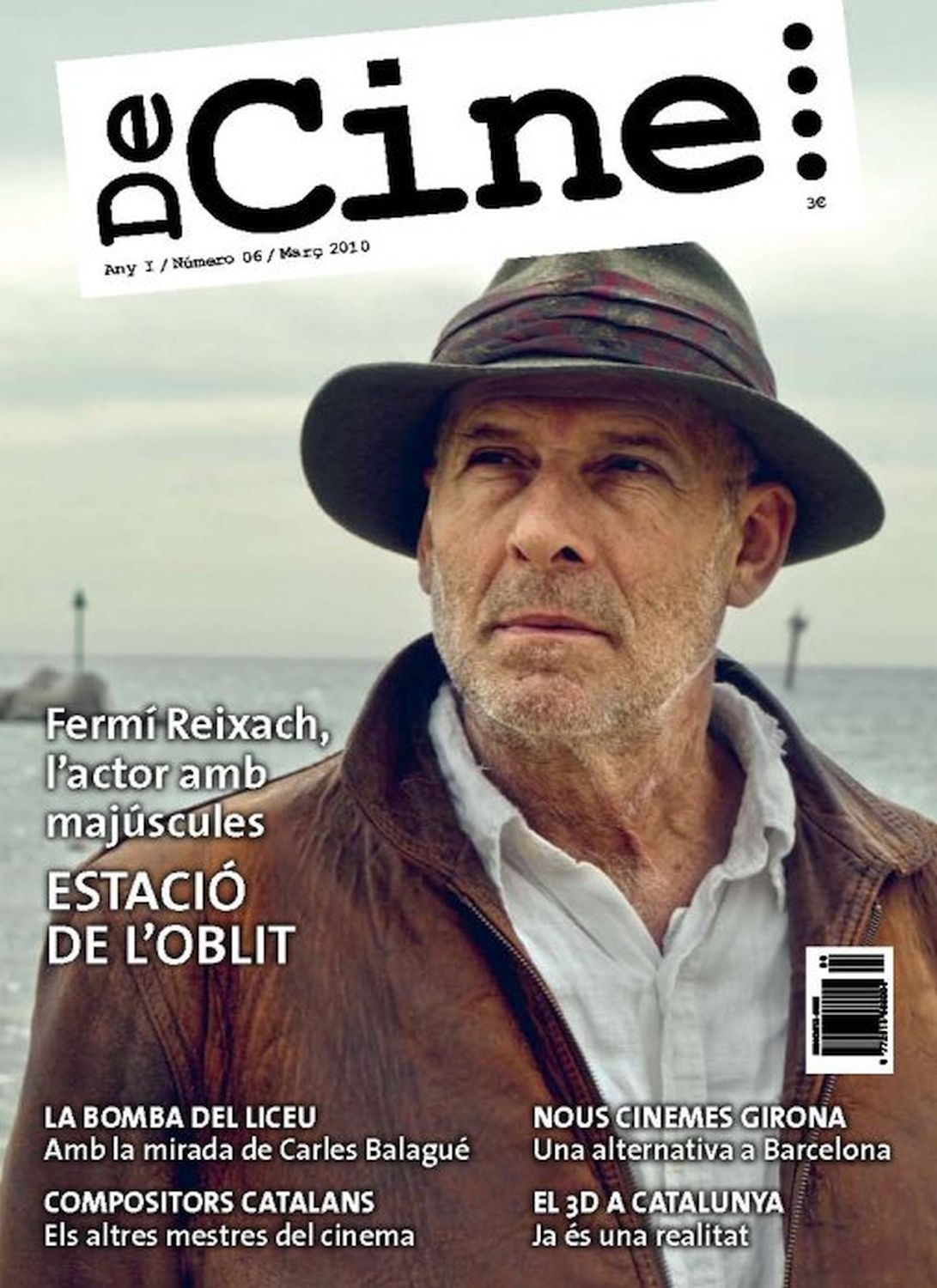 DECINE magazine side cover Issue 6 March 2010
