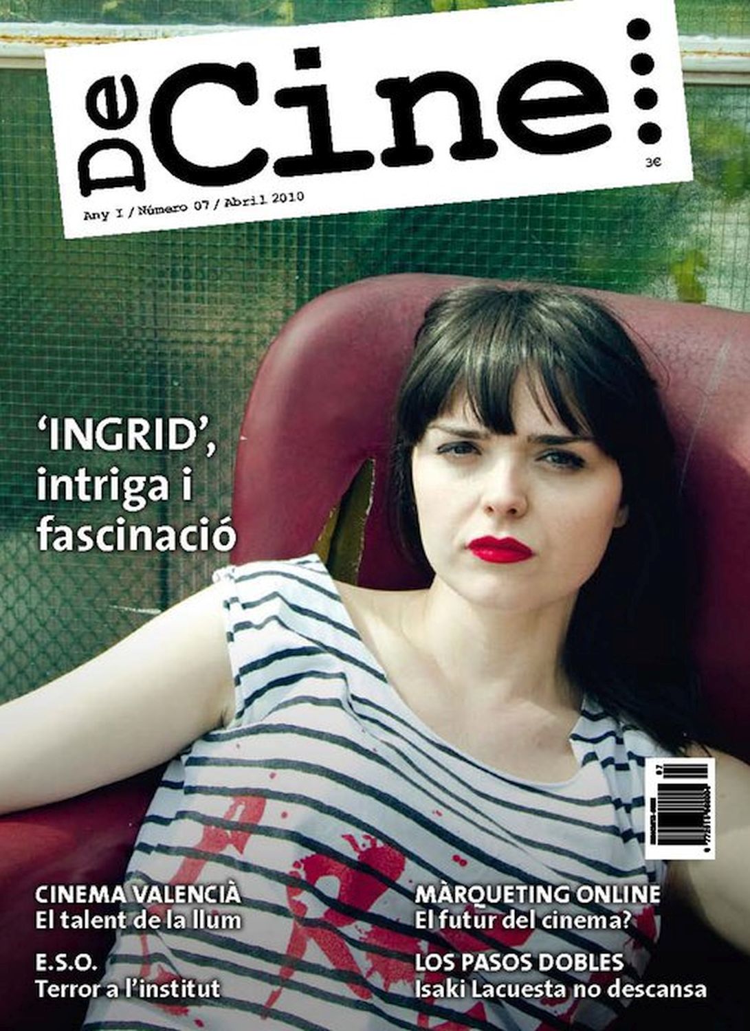 DECINE magazine side cover Issue 7 April 2010