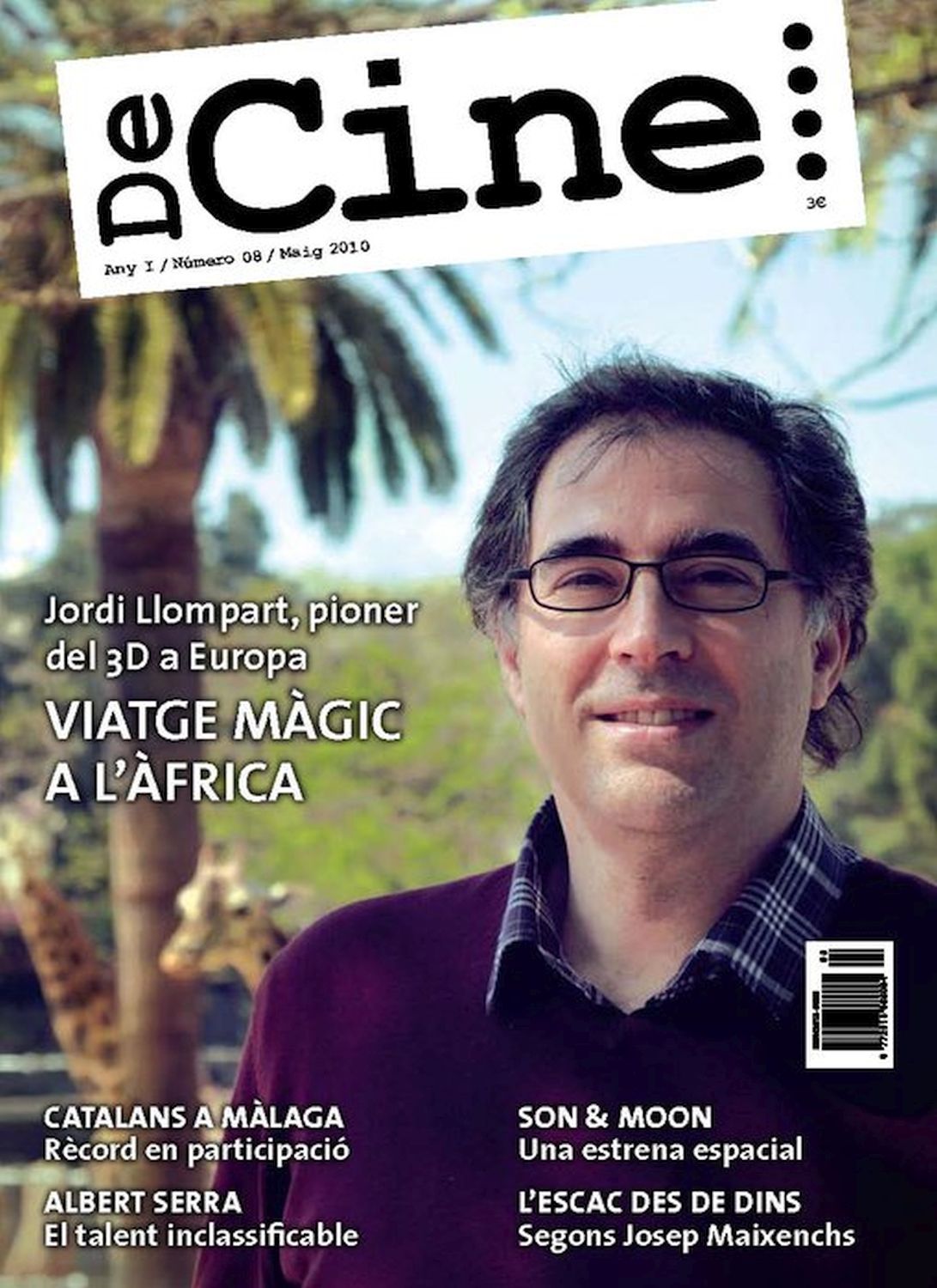 DECINE magazine side cover Issue 8 May 2010