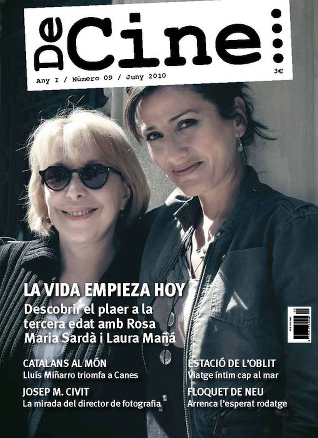 DECINE magazine side cover Issue 9 June 2010