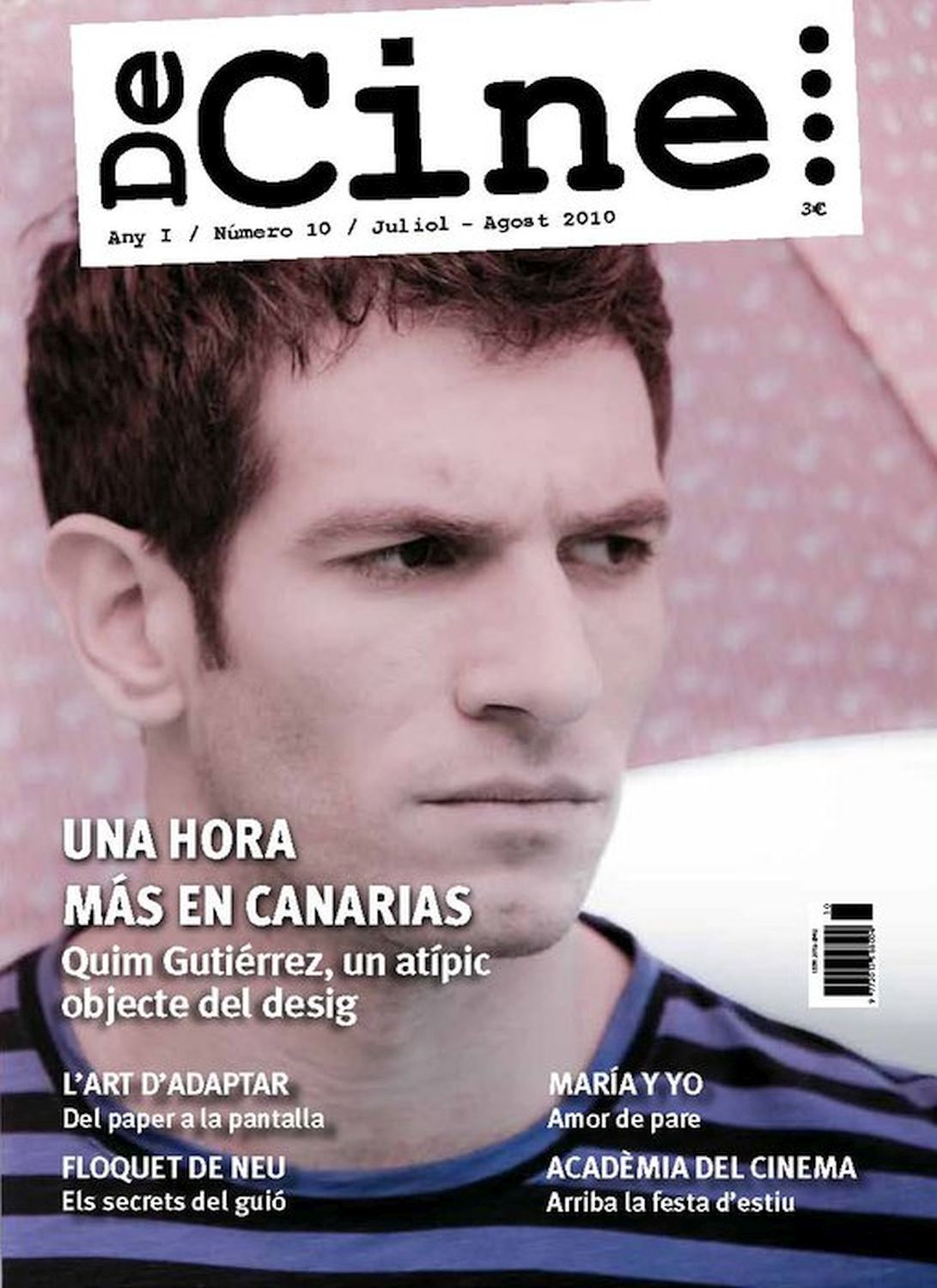 DECINE magazine side cover Issue 10 July/August 2010