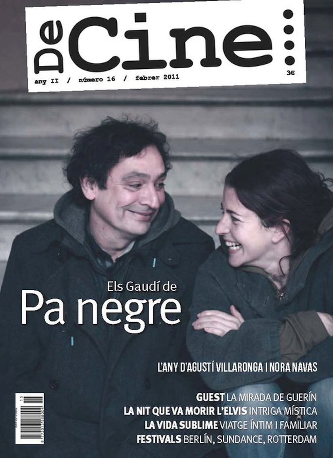 DECINE magazine side cover Issue 16 February 2011