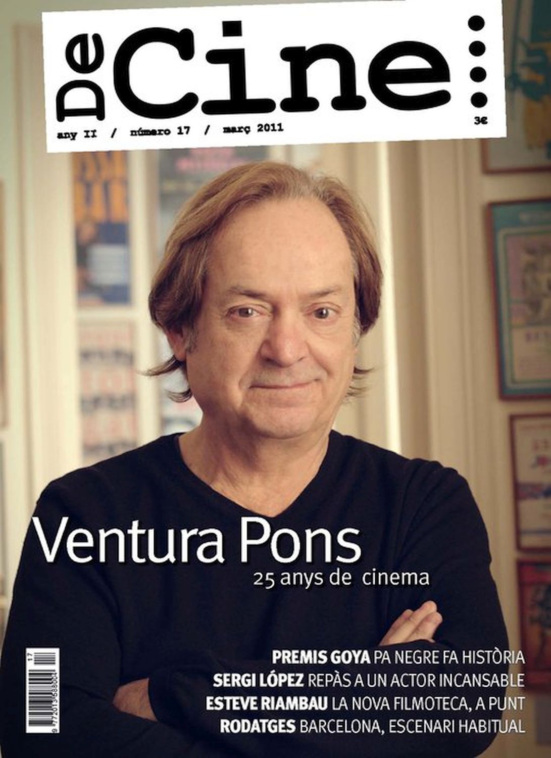 DECINE magazine side cover Issue 17 March 2011