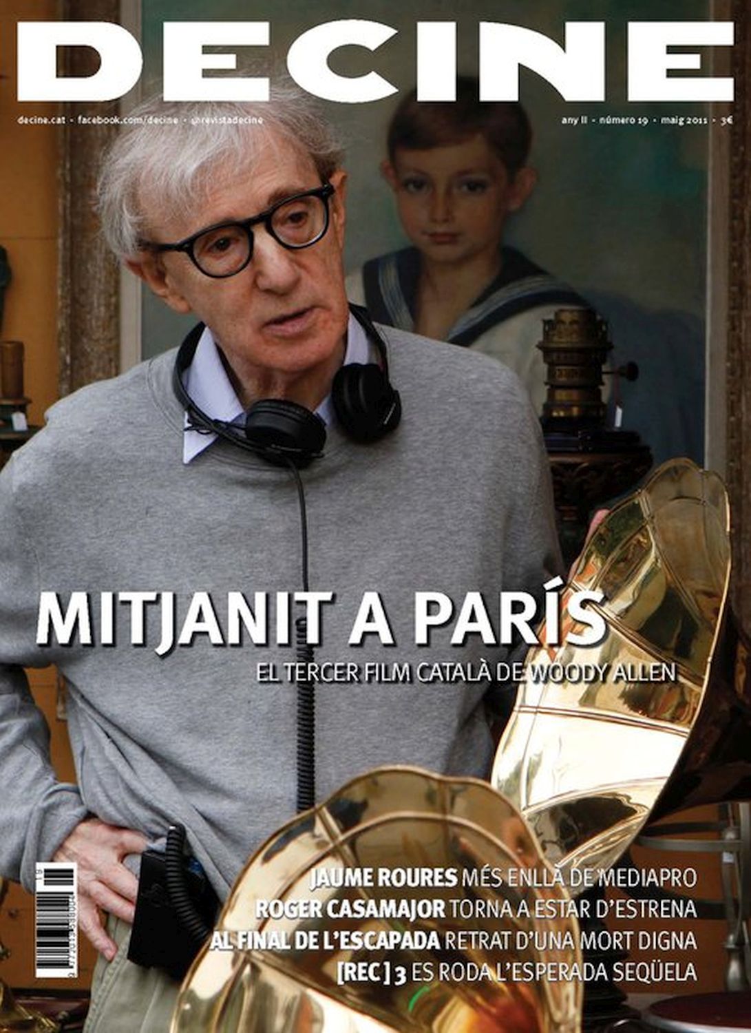 DECINE magazine side cover Issue 19 May 2011