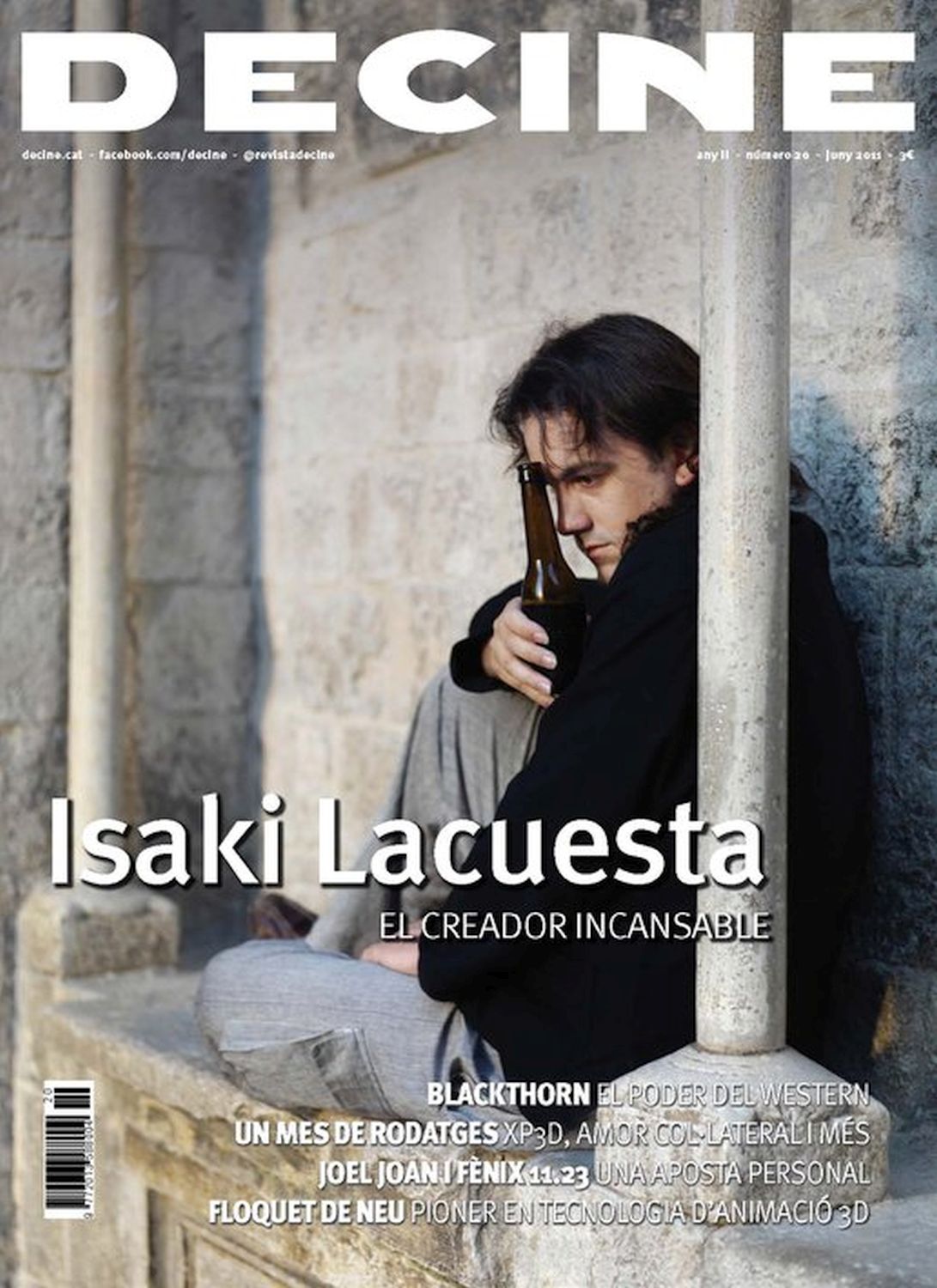 DECINE magazine side cover Issue 20 June 2011
