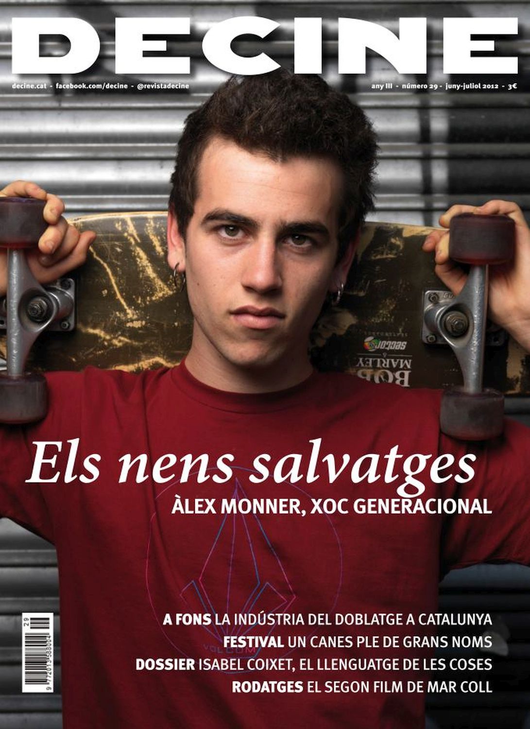 DECINE magazine side cover Issue 29 June/July 2012