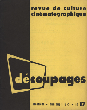 DECOUPAGES magazine side cover Issue 17 Spring 1955