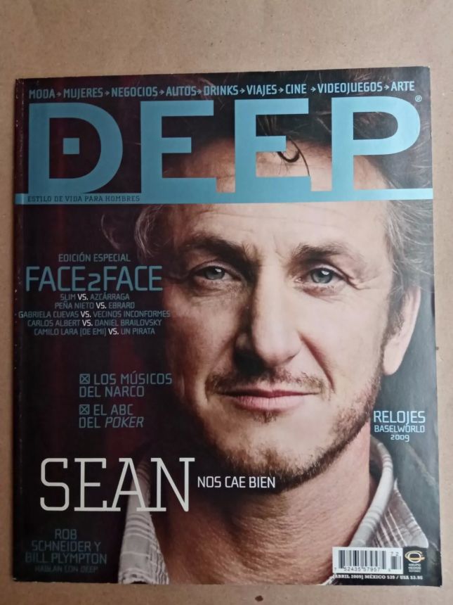 DEEP magazine side cover  April 2009