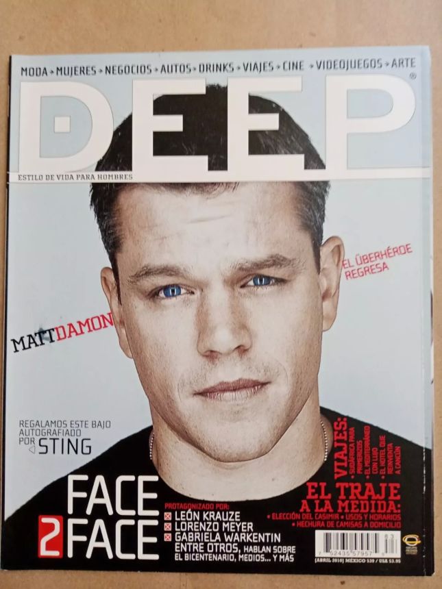 DEEP magazine side cover  April 2010