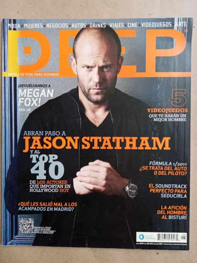 DEEP magazine side cover  August 2011