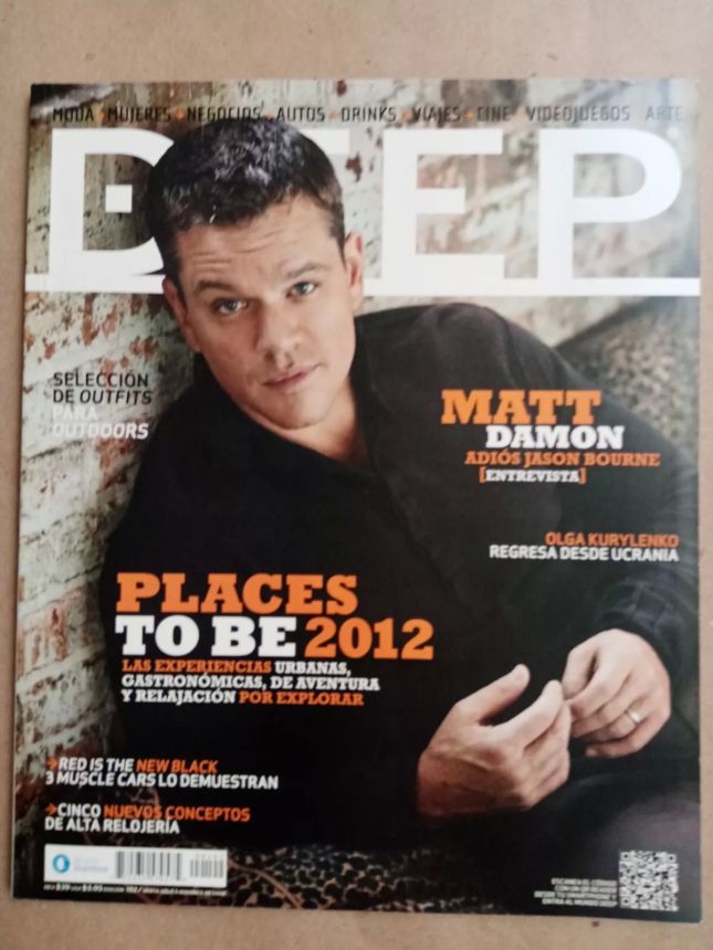 DEEP magazine side cover  January 2012