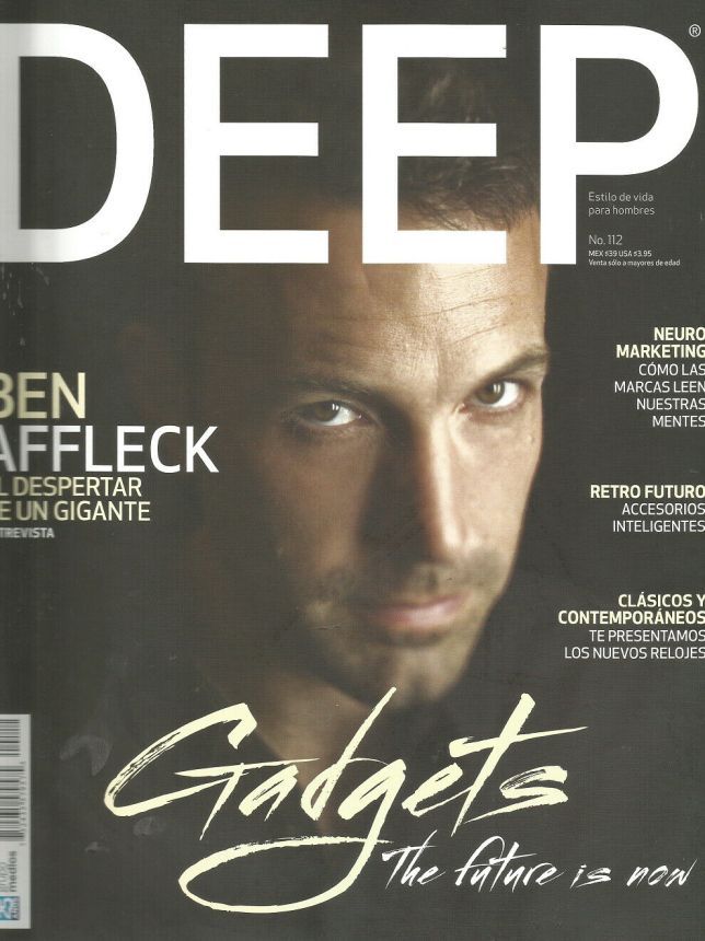DEEP magazine side cover  November 2012