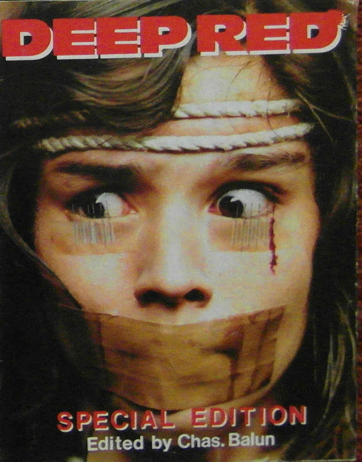 DEEP RED magazine side cover Issue 7  Special Edition  1989