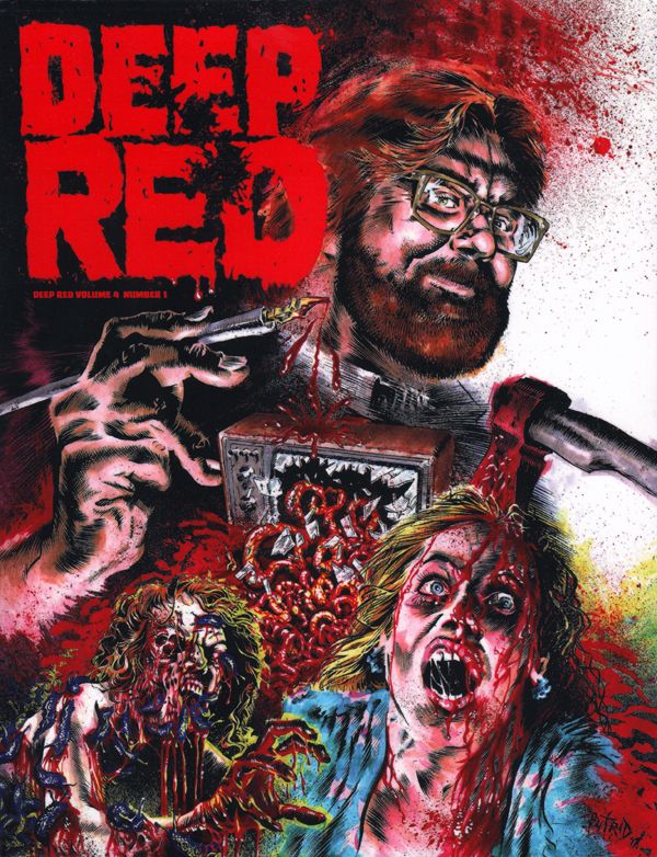 DEEP RED magazine side cover  Vol 4 No  1   2018