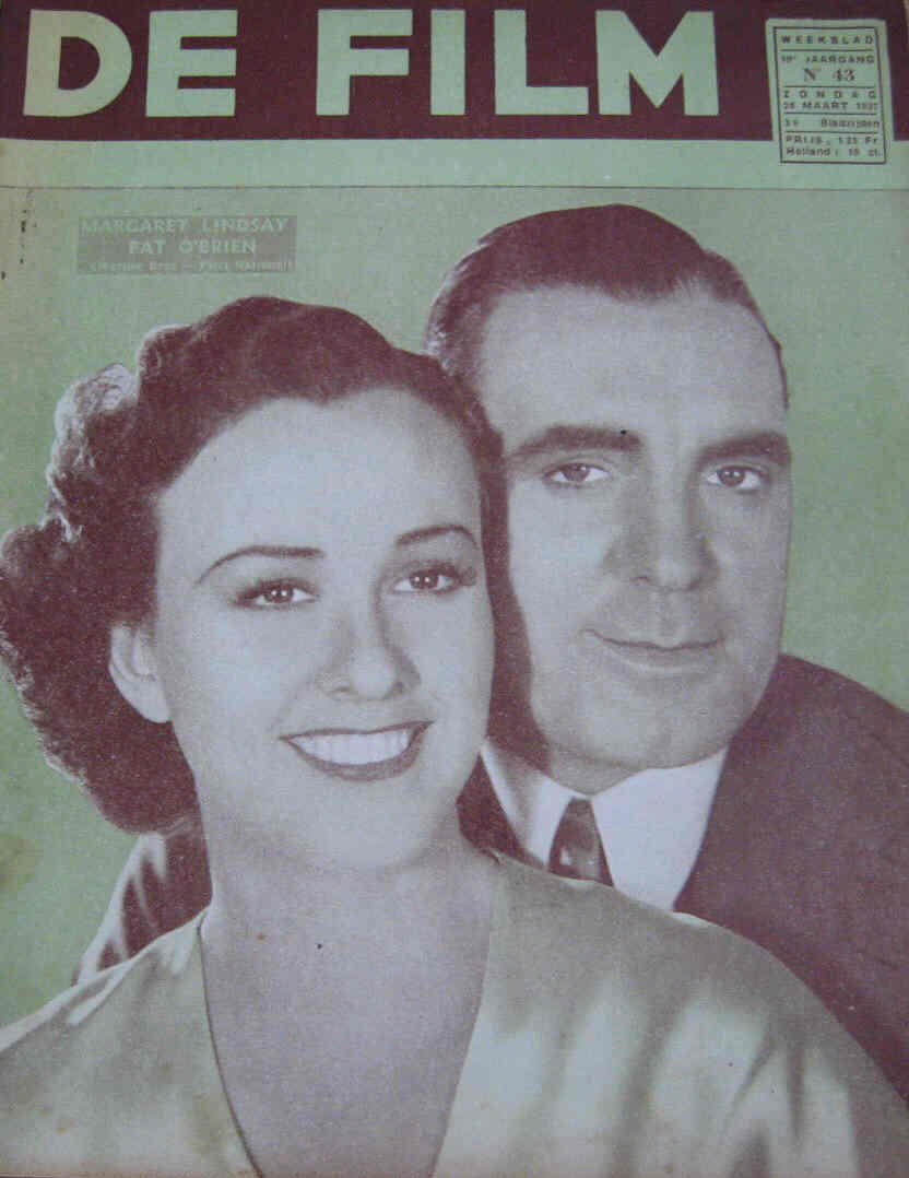 DE FILM magazine side cover 28 March 1937
