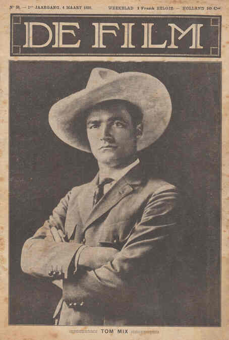 DE FILM magazine side cover 4 March 1928