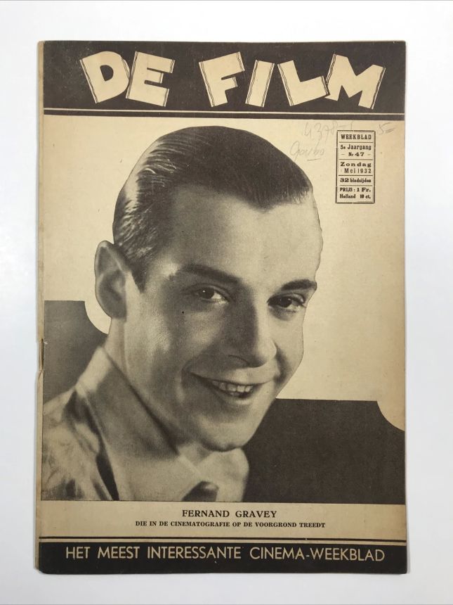 DE FILM magazine side cover Issue 47  May 1932