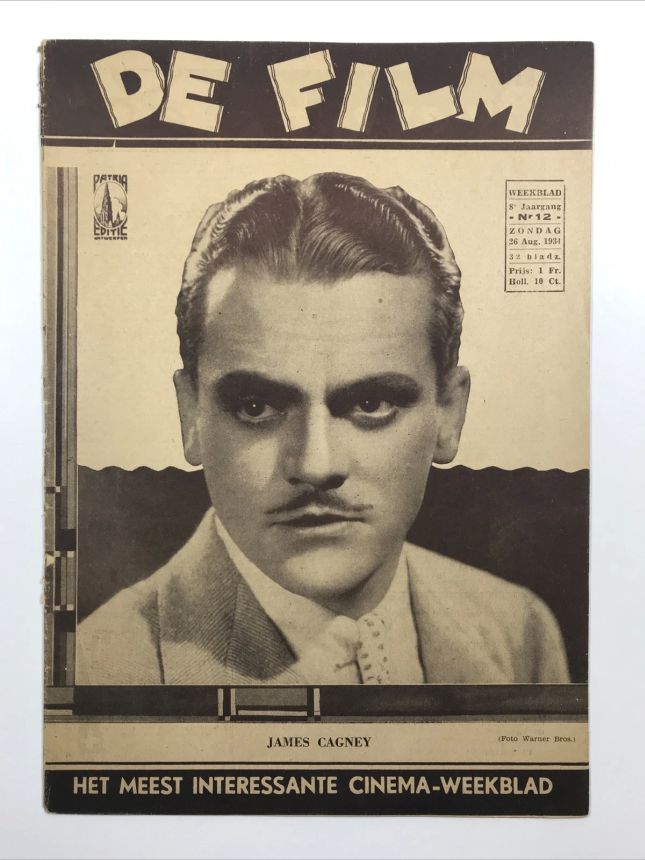 DE FILM magazine side cover Issue 12 26 August 1934