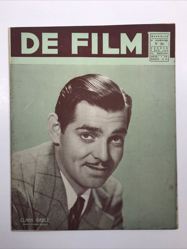 DE FILM magazine side cover Issue 26 2 December 1934