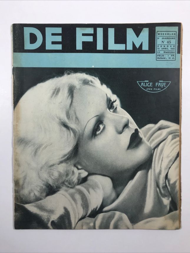 DE FILM magazine side cover Issue 45 14 April 1935