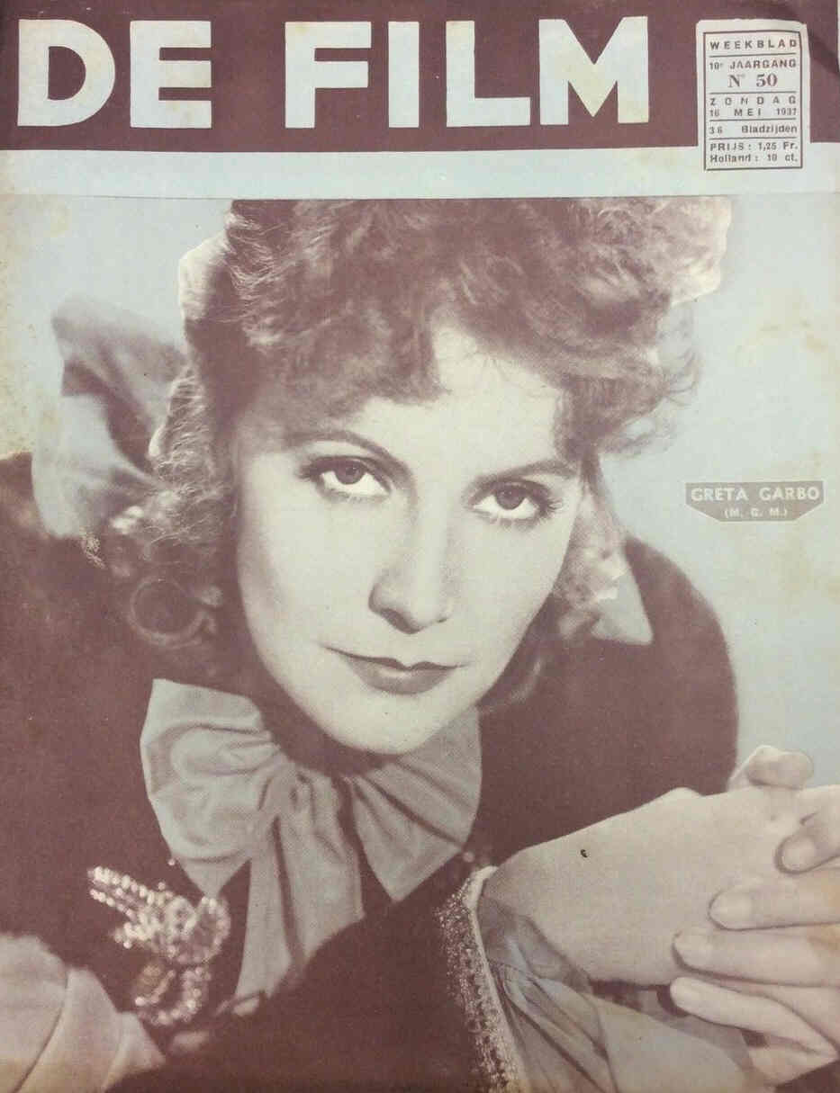 DE FILM magazine side cover 16 May 1937