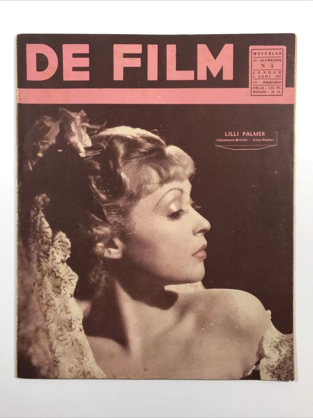 DE FILM magazine side cover Issue 1 6 June 1937