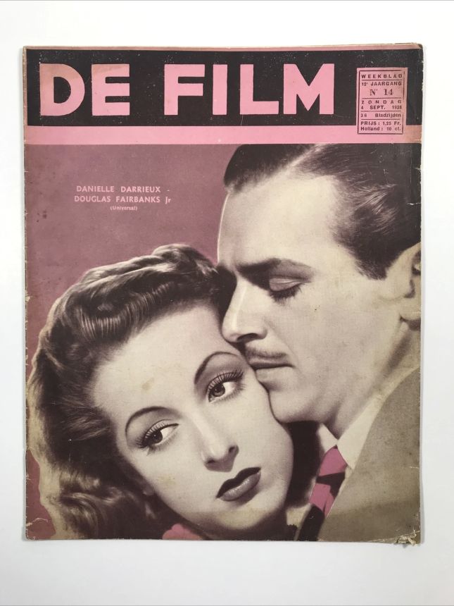 DE FILM magazine side cover Issue 14 4 September 1938