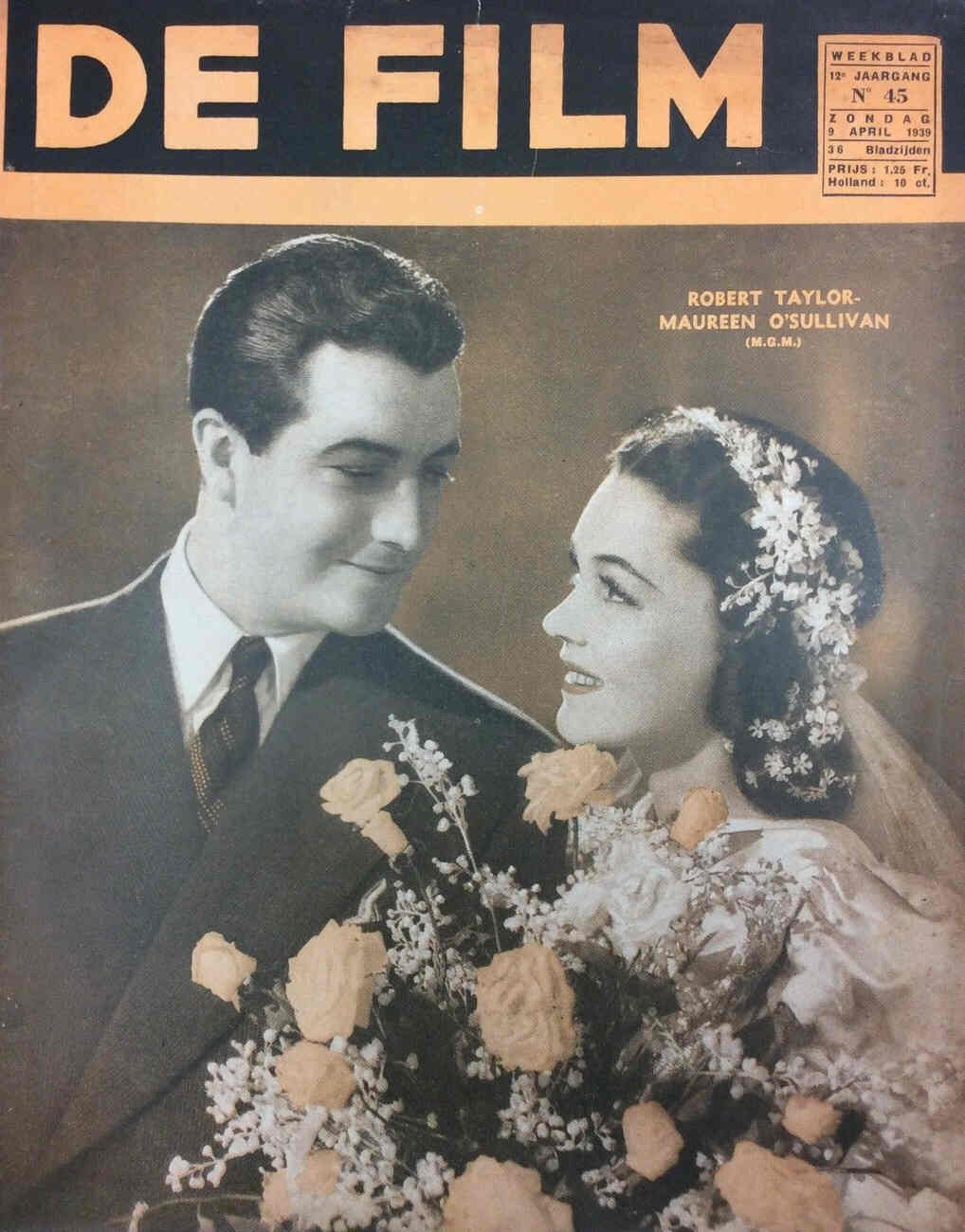 DE FILM magazine side cover 9 April 1939