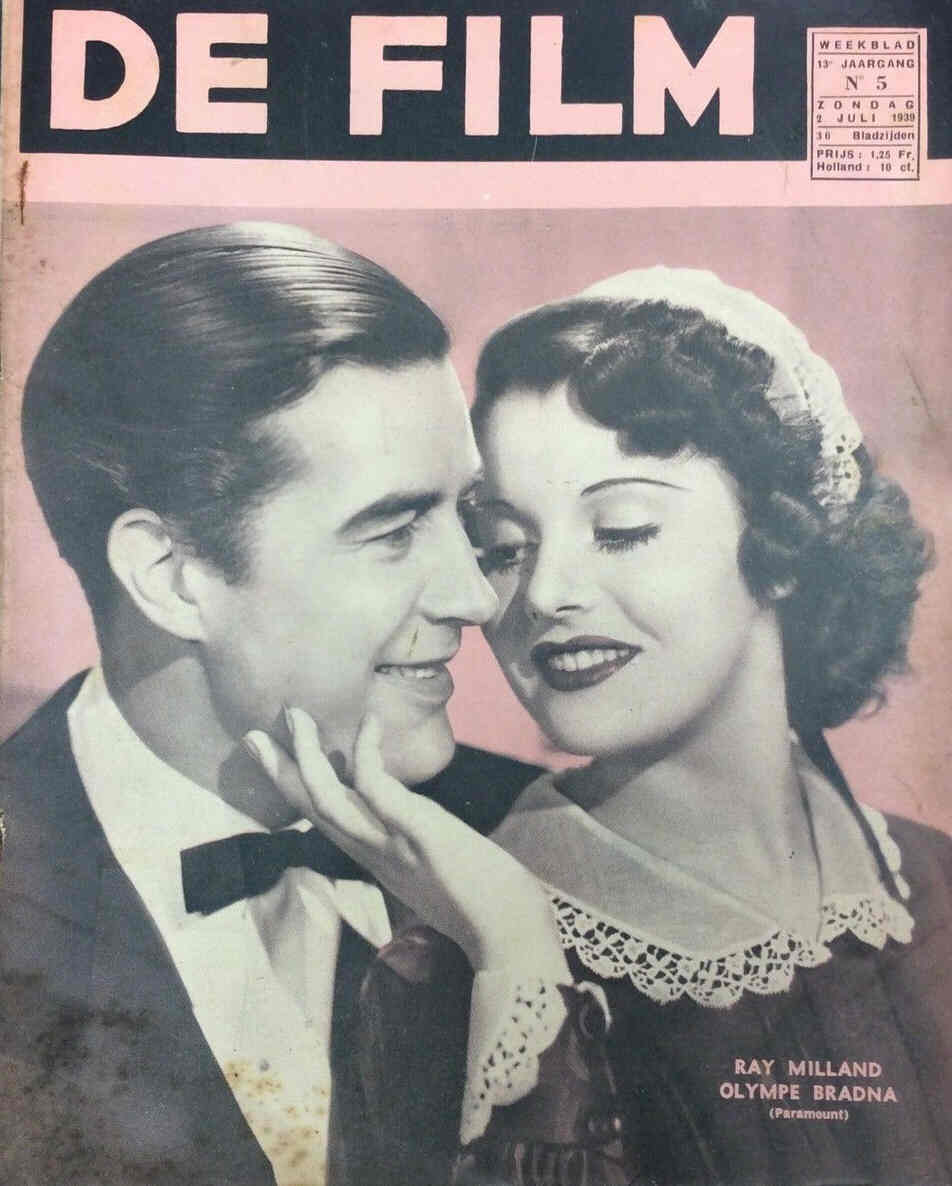 DE FILM magazine side cover 2 July 1939