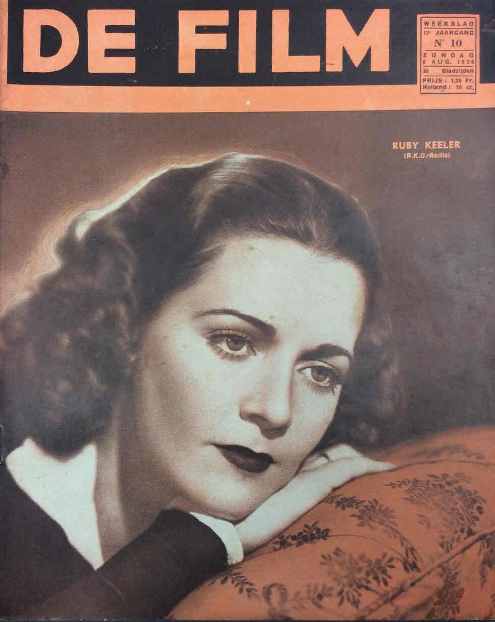 DE FILM magazine side cover 6 August 1939